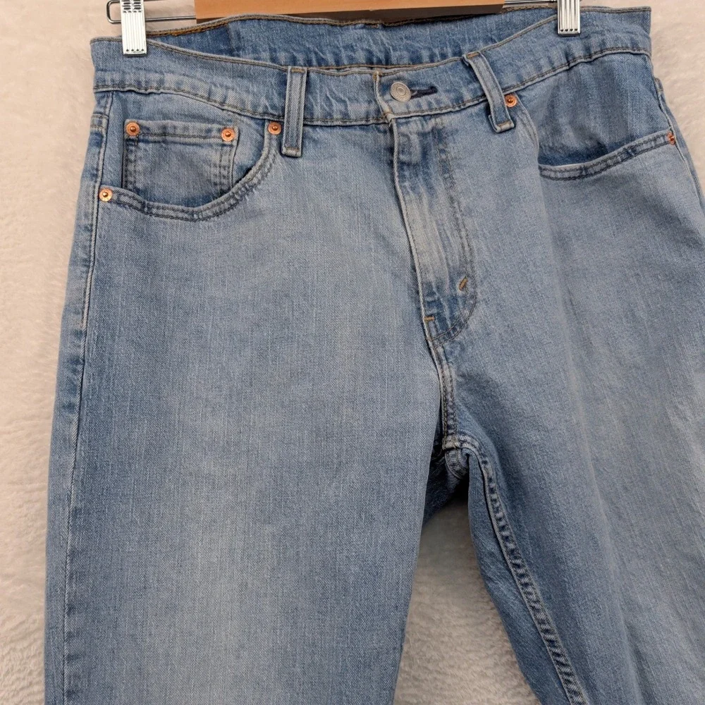 Levi's 559 Jeans Mens 36x34 Light Blue Relaxed Straight Denim Dadcore Americana